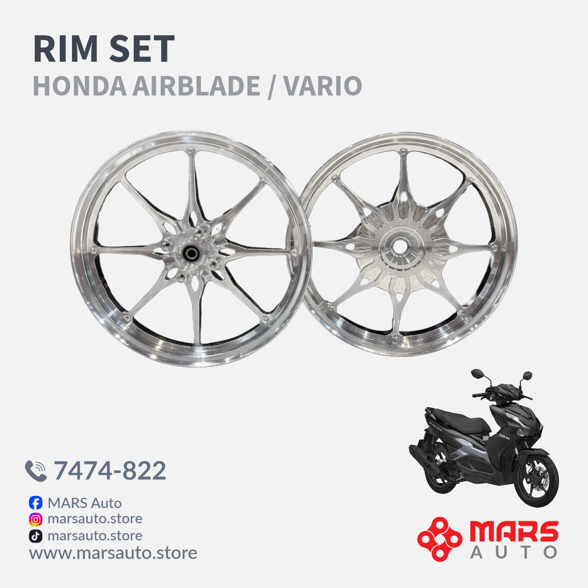 Airblade Rim Set - 8 Spoke
