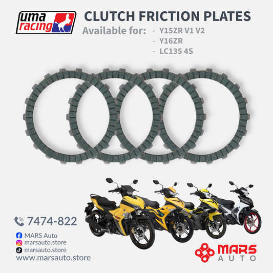 UMA Clutch Friction Plates Y15 | Y16 | LC4S